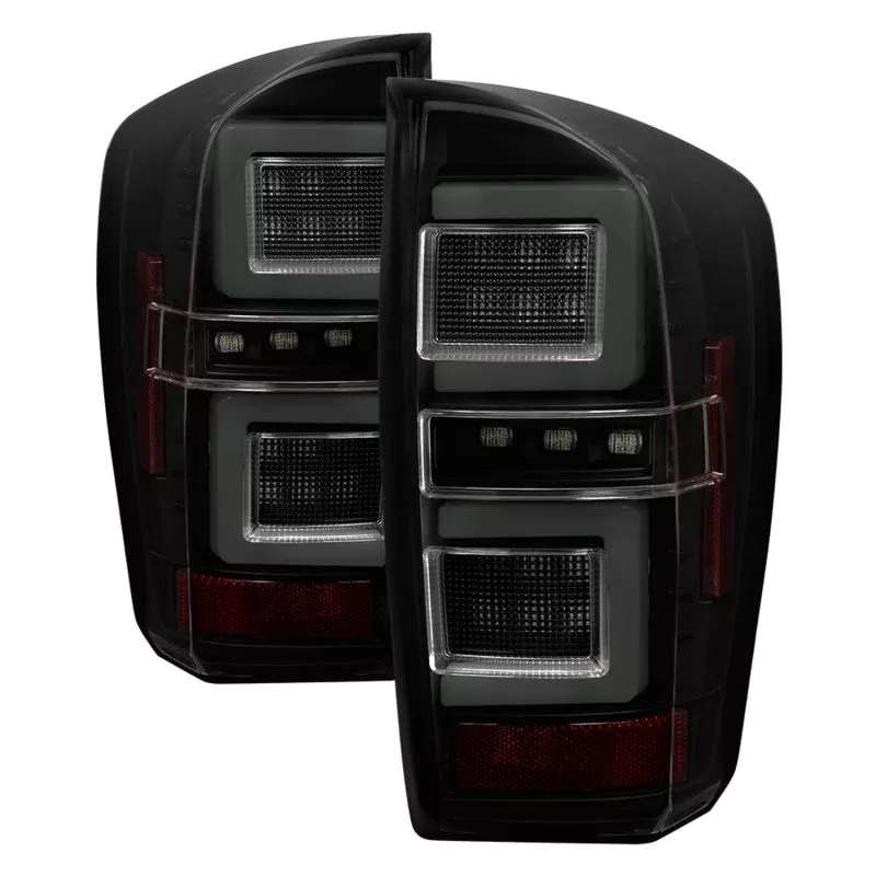 Spyder 16-17 Toyota Tacoma LED Tail Lights – Black Smoke (ALT-YD-TT16-LED-BSM) 5085740