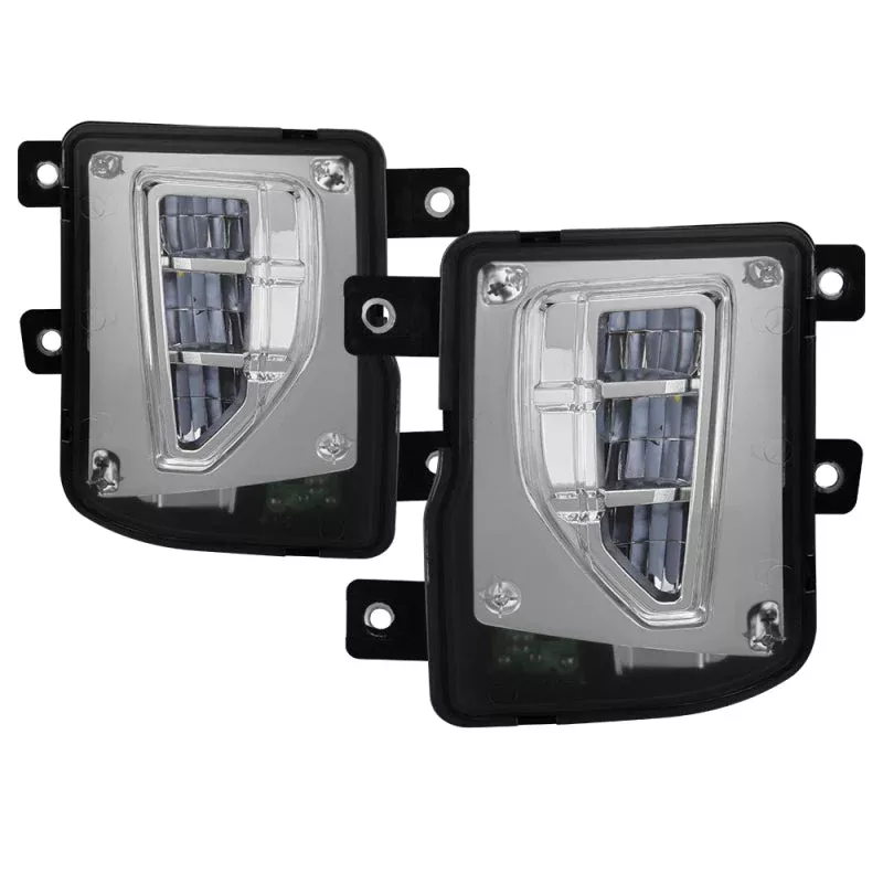 Spyder 16-18 Chevy Silverado 1500 OEM Style Full LED Fog Light w/Switch – Clear (FL-CSIL16-LED-C) 9043215