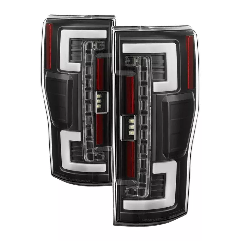 Spyder 17-18 Ford F-250 SD (w/Blind Spot Sensor) LED Tail Lights – Blk (ALT-YD-FS17BS-LED-BK) 5085610