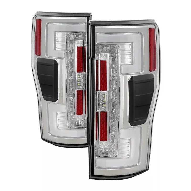 Spyder 17-18 Ford F-250 SD (w/Blind Spot Sensor) LED Tail Lights – Chrm (ALT-YD-FS17BS-LED-C) 5085641