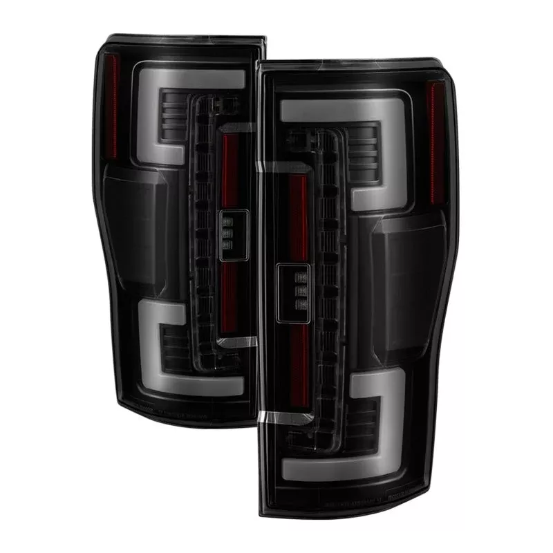 Spyder 17-18 Ford F-250 Super Duty (Excl LED Models) LED Tail Lights - Blk Smk (ALT-YD-FS17-LED-BSM) 5085597