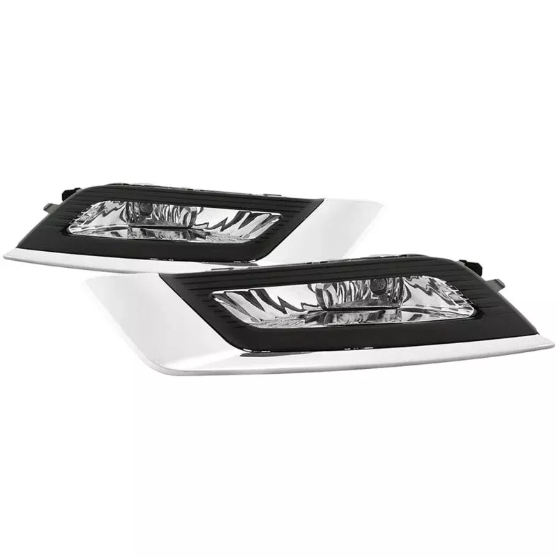 Spyder 17-18 Ford Fusion OEM Fog Lights w/ Switch & Cover - Clear (FL-FFUS17-C) 5085405