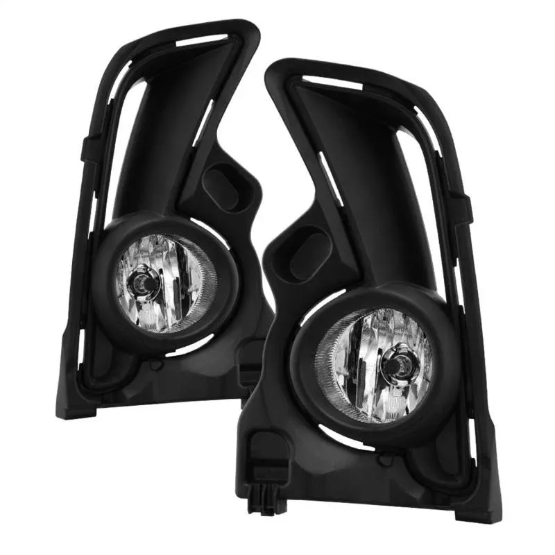 Spyder 17-18 Toyota Highlander OEM Fog Lights w/Cover and Switch – Clear (FL-TH17-C) 9043314