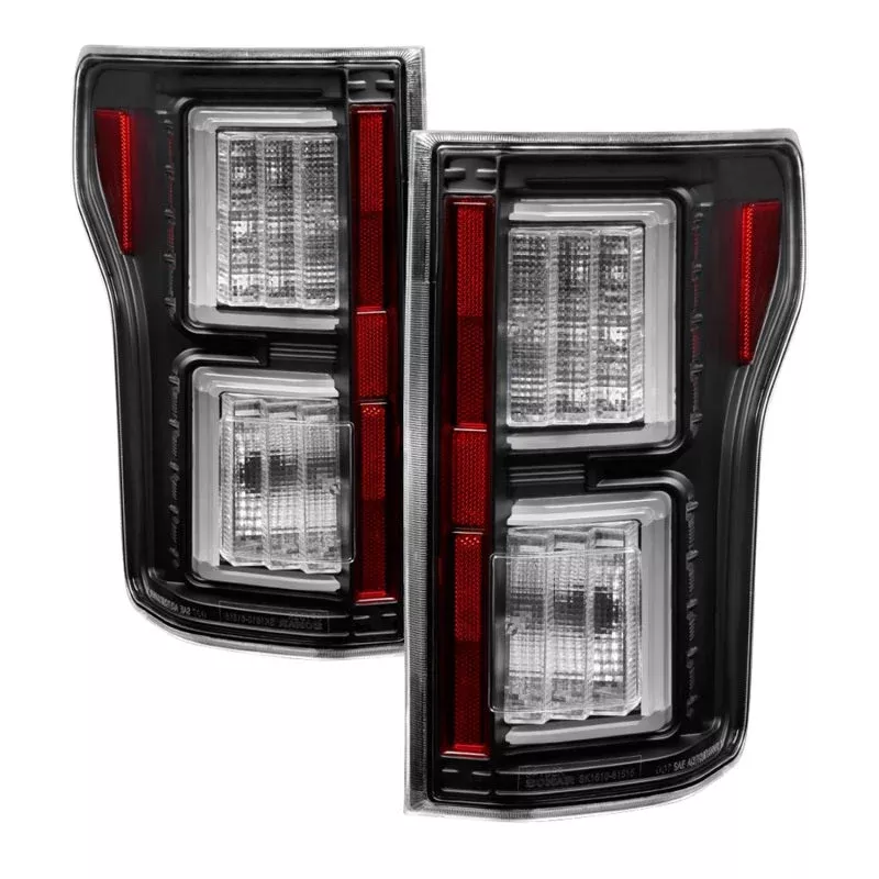 Spyder 18-19 Ford F-150 (w/Blind Spot Sensor) LED Tail Lights - Black (ALT-YD-FF15018-LED-BK) 5085689