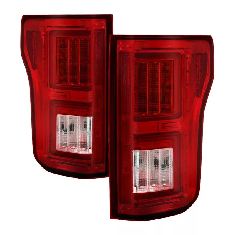 Spyder 18-19 Ford F-150 (w/o Blind Spot Sensor) LED Tail Lights – Red Clear (ALT-YD-FF15018-LED-RC) 5085764