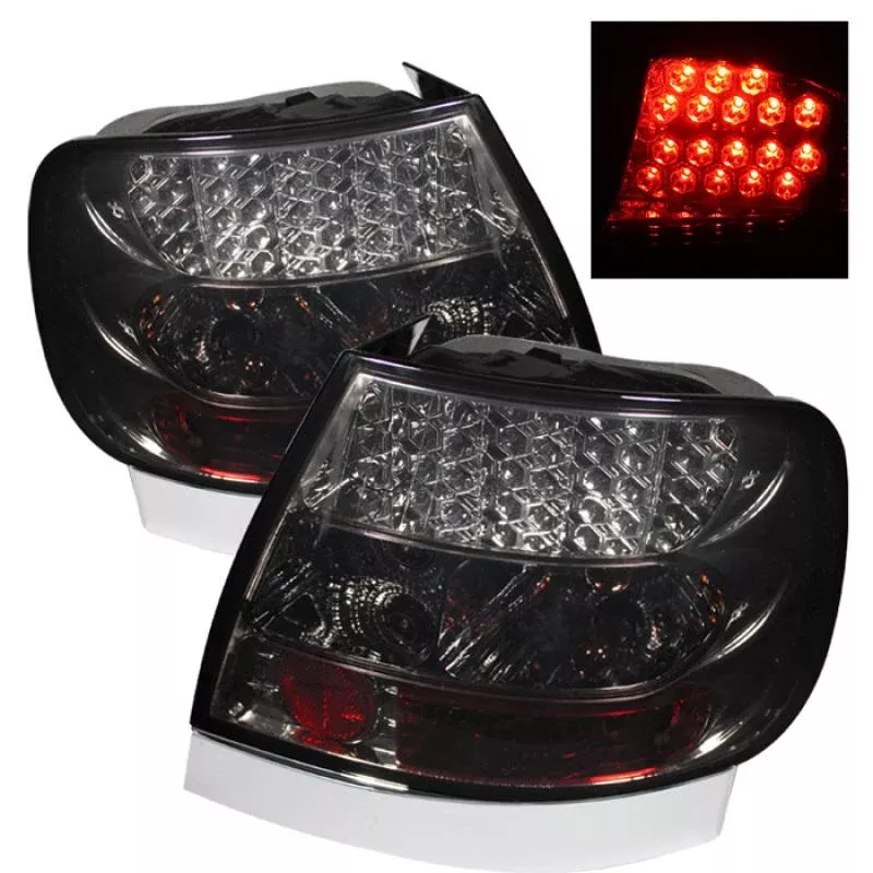 Spyder Audi A4 96-01 LED Tail Lights Smoke ALT-YD-AA496-LED-SM 5000132