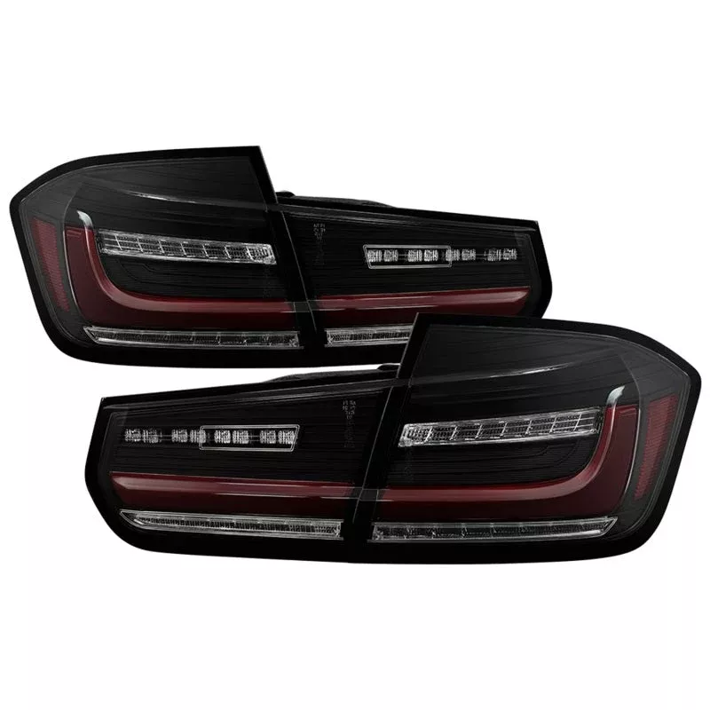 Spyder BMW 3 Series F30 2012-2018 Full LED Tail Lights (ALT-YD-BMWF3012-SEQ-BSM) – Black Smoke 5088314