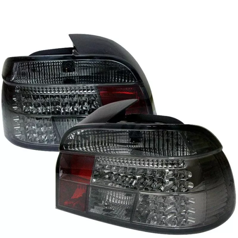 Spyder BMW E39 5-Series 97-00 LED Tail Lights Smoke ALT-YD-BE3997-LED-SM 5000699