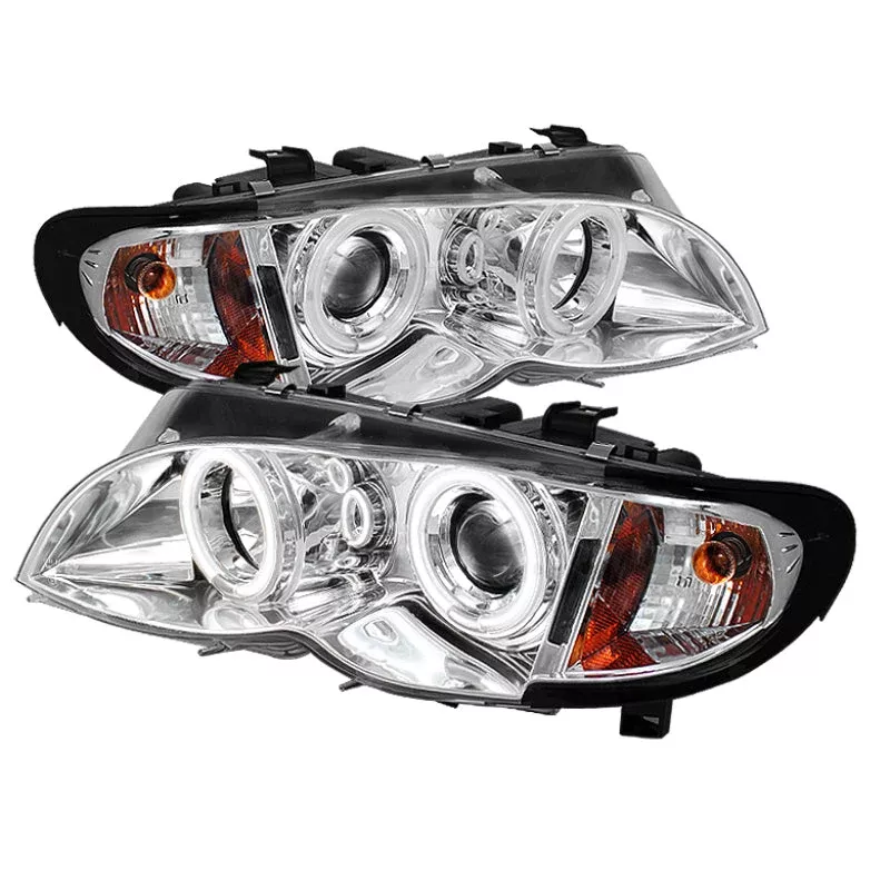 SPYDER BMW E46 3-Series 02-05 4DR Projector 1PC CCFL Halo Chrm PRO-YD-BMWE4602-4D-AM-CCFL-C 5042439