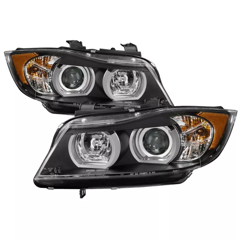 Spyder BMW E90 3-Series 06-08 4DR Headlights – AFS HID Only – Black PRO-YD-BMWE9005V2-AFSHID-BK 5083838