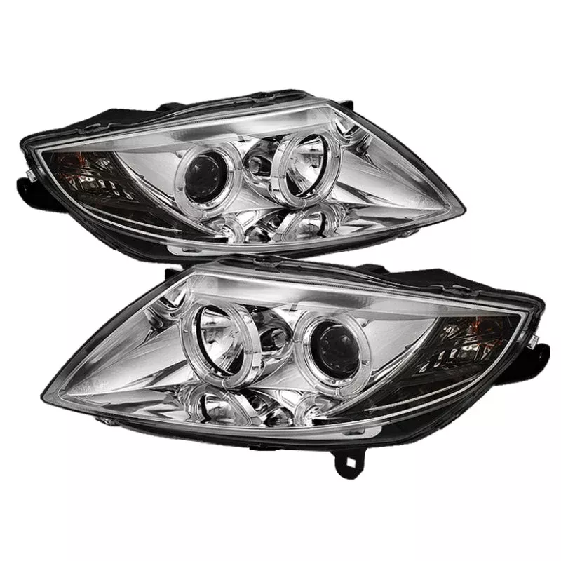 Spyder BMW Z4 03-08 Projector Headlights Xenon/HID Model Only – LED Halo Chrome PRO-YD-BMWZ403-HID-C 5029683