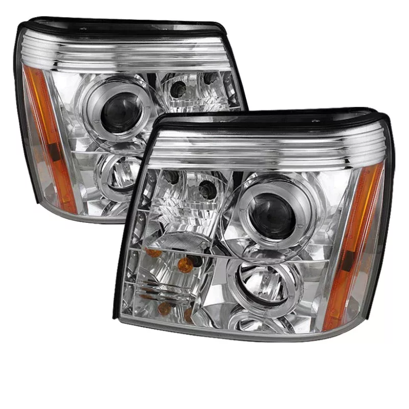 Spyder Cadillac Escalade 02-06 Projector Halogen Model- LED Halo DRL Chrm PRO-YD-CE02-DRL-C 5037930