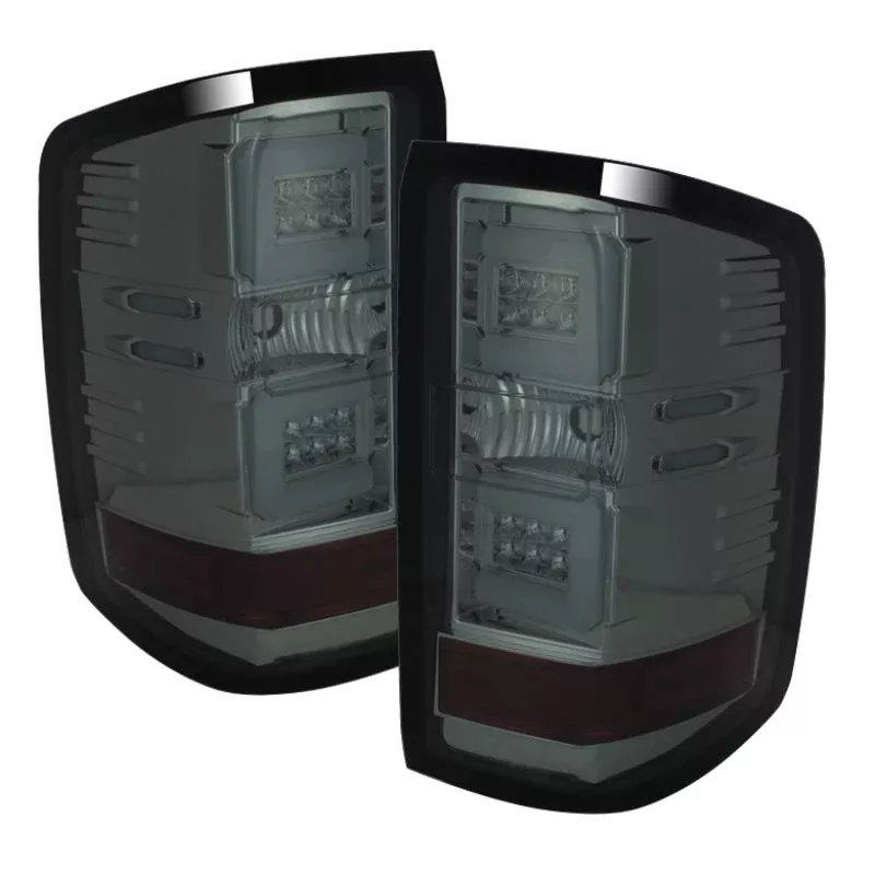 SPYDER Chevy 1500 14-16 Light Bar LED Tail Lights Smke ALT-YD-CS14-LBLED-SM 5080035