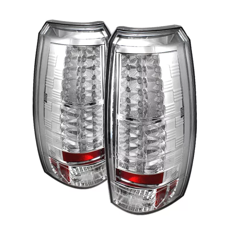 SPYDER Chevy Avalanche 07-13 LED Tail Lights Chrome ALT-YD-CAV07-LED-C 5032454