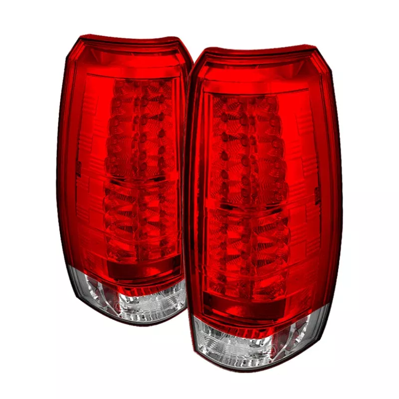 Spyder Chevy Avalanche 07-13 LED Tail Lights Red Clear ALT-YD-CAV07-LED-RC 5032478