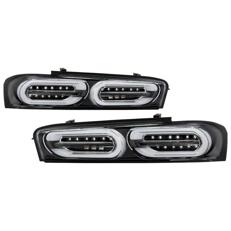 Spyder Chevy Camaro 16-18 (Do Not Fit Halogen Model) LED Tail Lights Black ALT-YD-CCAM16LED-SEQ-BK 5087232