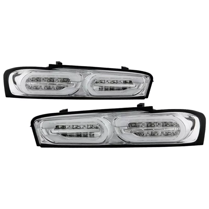 Spyder Chevy Camaro 16-18 (Do Not Fit Halogen Model) LED Tail Lights Chrome ALT-YD-CCAM16LED-SEQ-C 5087249