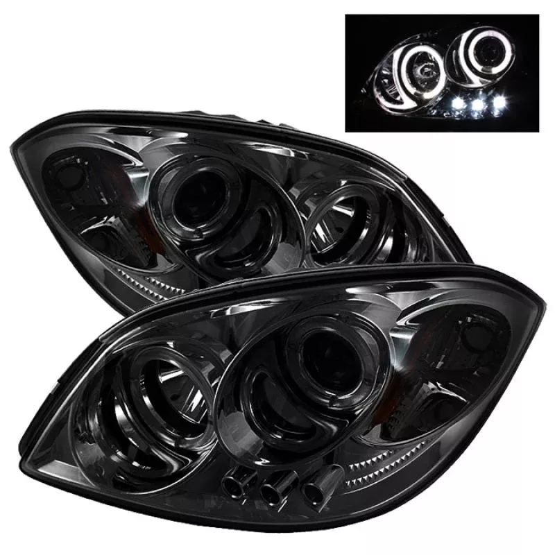 SPYDER Chevy Cobalt 05-10 Projector Headlights LED Halo LED Smke PRO-YD-CCOB05-HL-SM 5009340