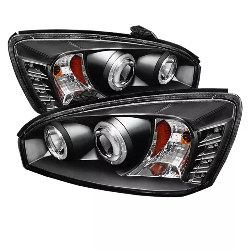 Spyder Chevy Malibu 04-07 Projector Headlights LED Halo LED Black High H1 Low H1 PRO-YD-CM04-HL-BK 5042675