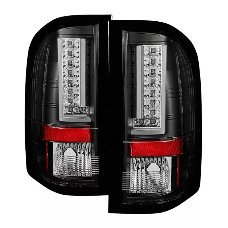 Spyder Chevy Silverado 07-13 Version 2 LED Tail Lights – Black ALT-YD-CS07V2-LED-BK 5081766