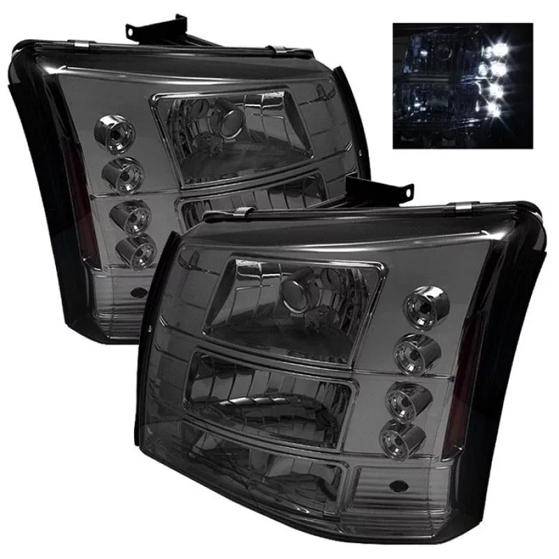 Spyder Chevy Silverado 1500/2500 03-06 Bumper Lights Crystal Headlights Smke HD-YD-CS03-1PC-AM-SM 5012418