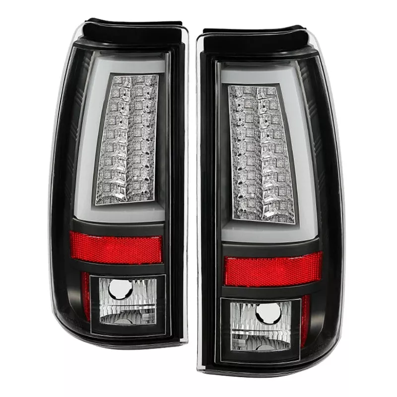 Spyder Chevy Silverado 1500/2500 03-06 Version 2 LED Tail Lights - Black ALT-YD-CS03V2-LED-BK 5081919