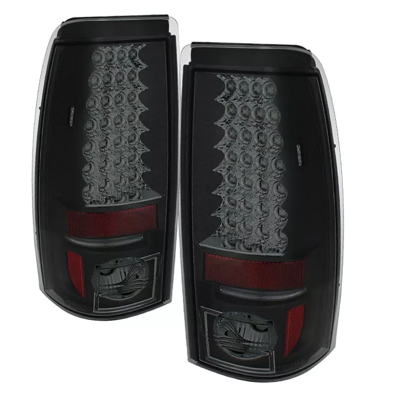Spyder Chevy Silverado 1500 99-02 (Not Fit Stepside) LED Tail Lights Blk Smke ALT-YD-CS99-LED-BSM 5078063