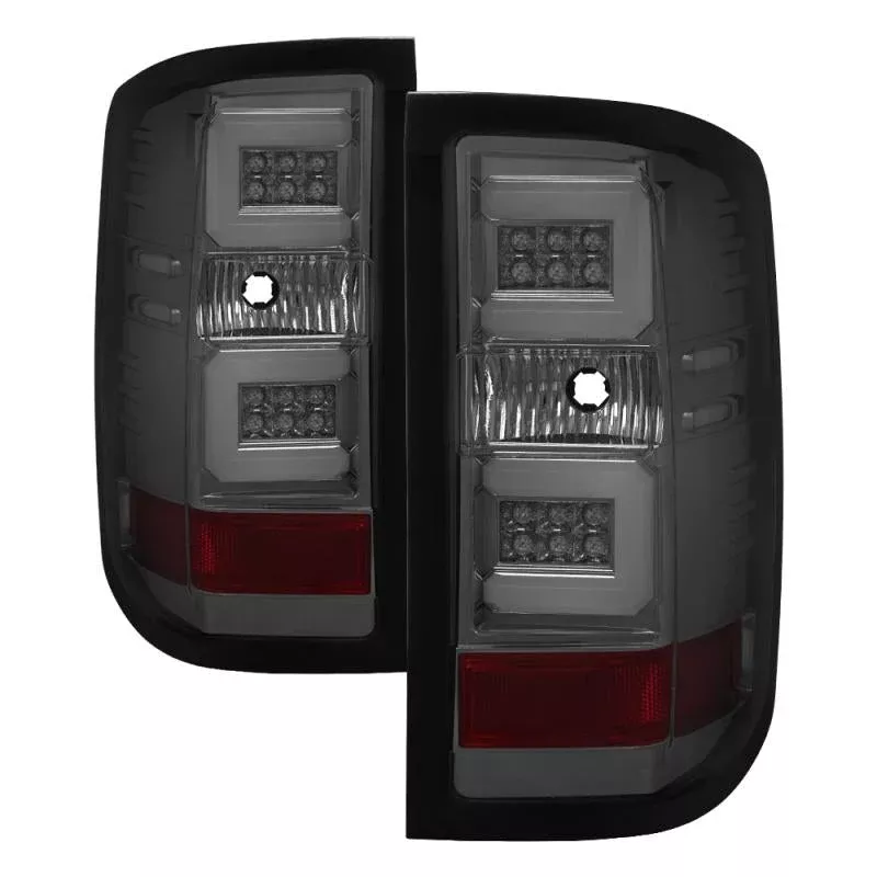 Spyder Chevy Silverado 2016-2017 Light Bar LED Tail Lights - Smoke ALT-YD-CS16-LED-SM 5083760