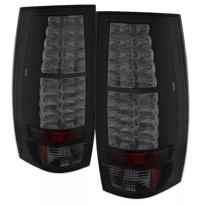 Spyder Chevy Suburban/GMC Yukon/Yukon Denali 07-14 LED Tail Lights Blk Smke ALT-YD-CSUB07-LED-BSM 5078087