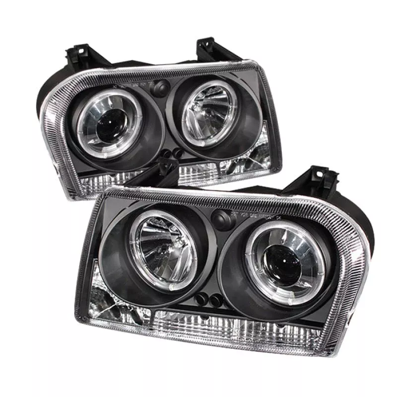 Spyder Chrysler 300 05-08 Projector Headlights LED Halo LED Blk (Not Included) PRO-YD-C305-HL-BK 5009180