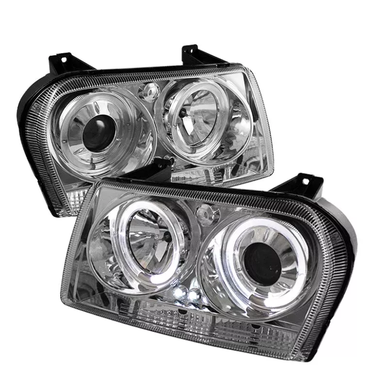 SPYDER Chrysler 300 09-10 Projector Headlights LED Halo LED Chrm (Not Included) PRO-YD-C309-HL-C 5008046