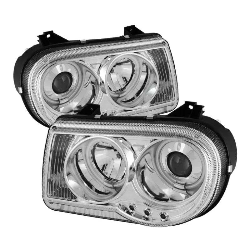SPYDER Chrysler 300C 05-10 Projector Headlights CCFL Halo LED Chrm – Low 9006 PRO-YD-C300C-CCFL-C 5009128