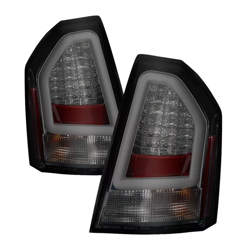 SPYDER Chrysler 300C 08-10 V2 Light Bar LED Tail Lights – Smoke ALT-YD-C308V2-LED-SM 5083401