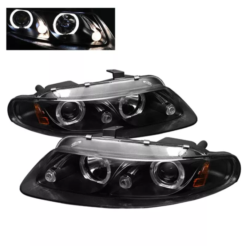 SPYDER Dodge Avenger 2Dr 97-00 Projector Headlights LED Halo LED Blk PRO-YD-DAV97-HL-BK 5009678