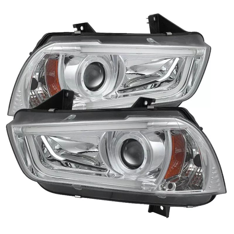 Spyder Dodge Charger 11-14 Projector Headlights Xenon/HID Model- DRL Chrm PRO-YD-DCH11-LTDRL-HID-C 5074218