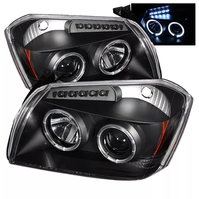 Spyder Dodge Magnum 05-07 Projector Headlights LED Halo LED Blk (Not Included) PRO-YD-DMAG05-LED-BK 5009876