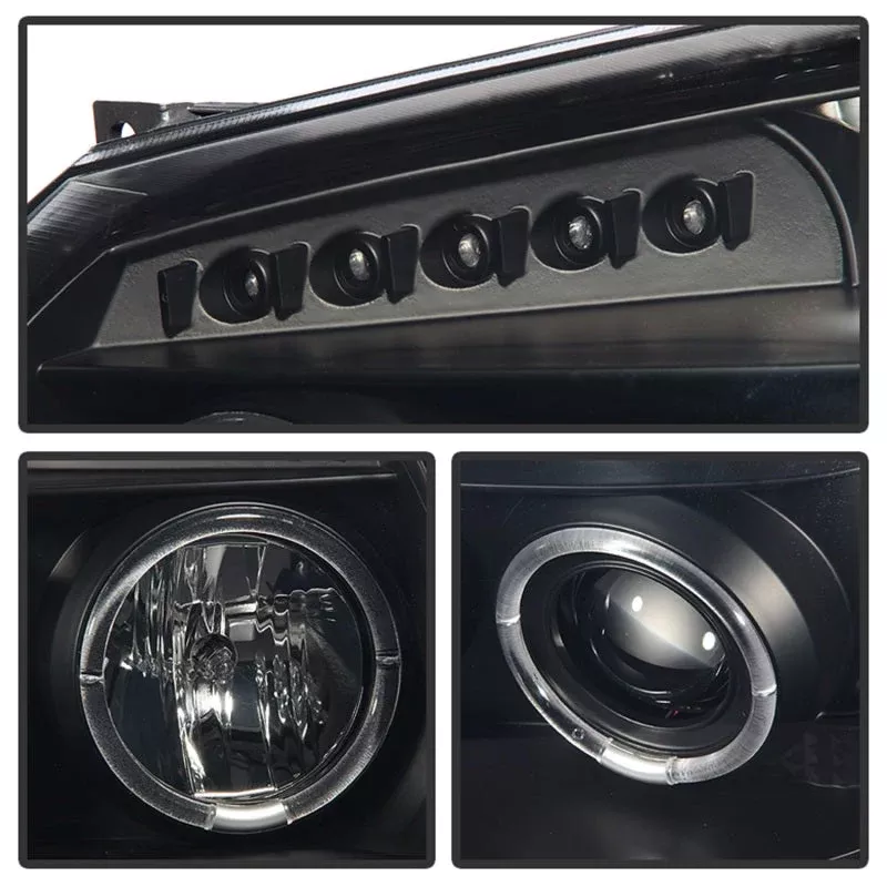 SPYDER Dodge Magnum 05-07 Projector Headlights LED Halo LED Blk Smke Low 9006 PRO-YD-DMAG05-LED-BSM 5078377