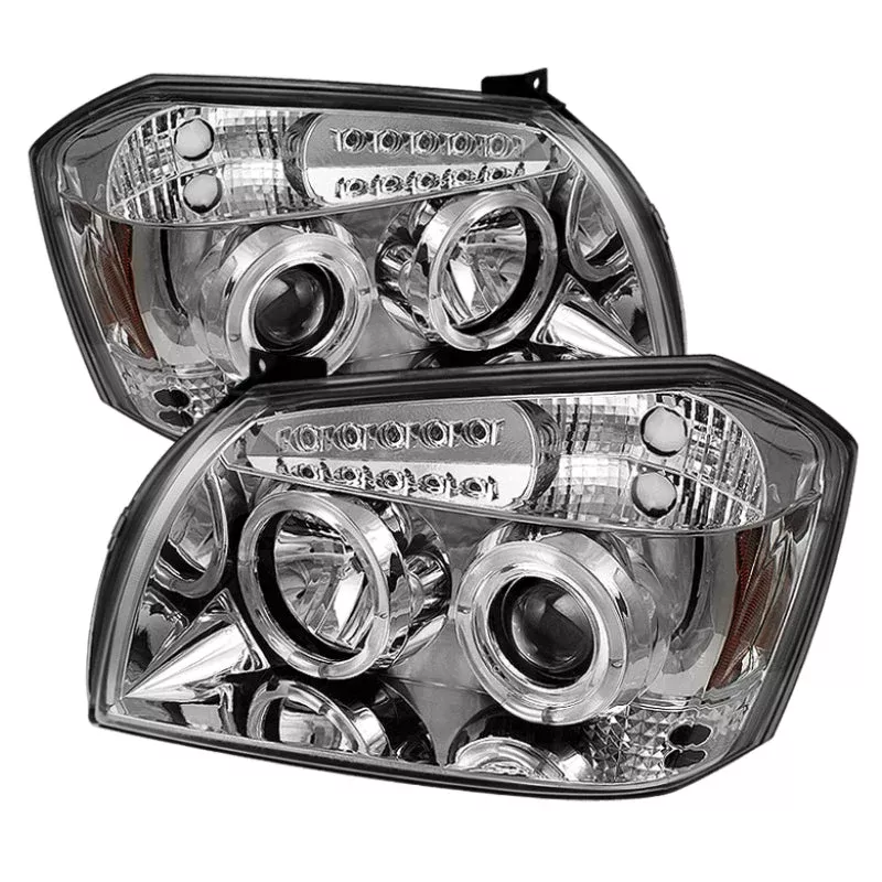 Spyder Dodge Magnum 05-07 Projector Headlights LED Halo LED Chrm (Not Included) PRO-YD-DMAG05-LED-C 5009883
