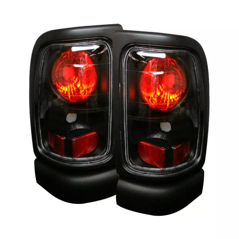 Spyder Dodge Ram 1500 94-01/Ram 2500/3500 94-02 Euro Style Tail Lights Black ALT-YD-DRAM94-BK 5002662