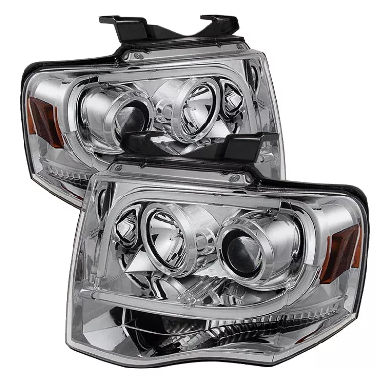 Spyder Ford Expedition 07-13 Projector Headlights Light Tube DRL Chrm PRO-YD-FE07-LTDRL-C 5079510
