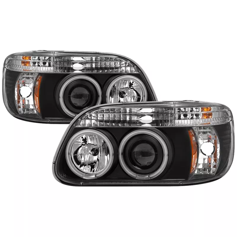 SPYDER Ford Explorer 95-01 1PC Projector Headlights CCFL Halo Blk PRO-YD-FEXP95-CCFL-1PC-BK 5039316