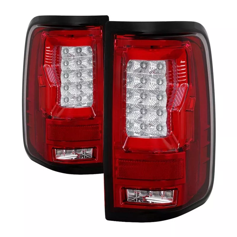 Spyder Ford F150 04-08 Styleside Tail Light V2 – LED – Red Clear ALT-YD-FF15004V2-LBLED-RC 5084194