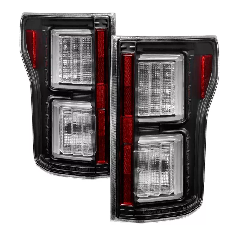 SPYDER Ford F150 2015-2017 Light Bar LED Tail Lights – Black ALT-YD-FF15015-LBLED-BK 5083487
