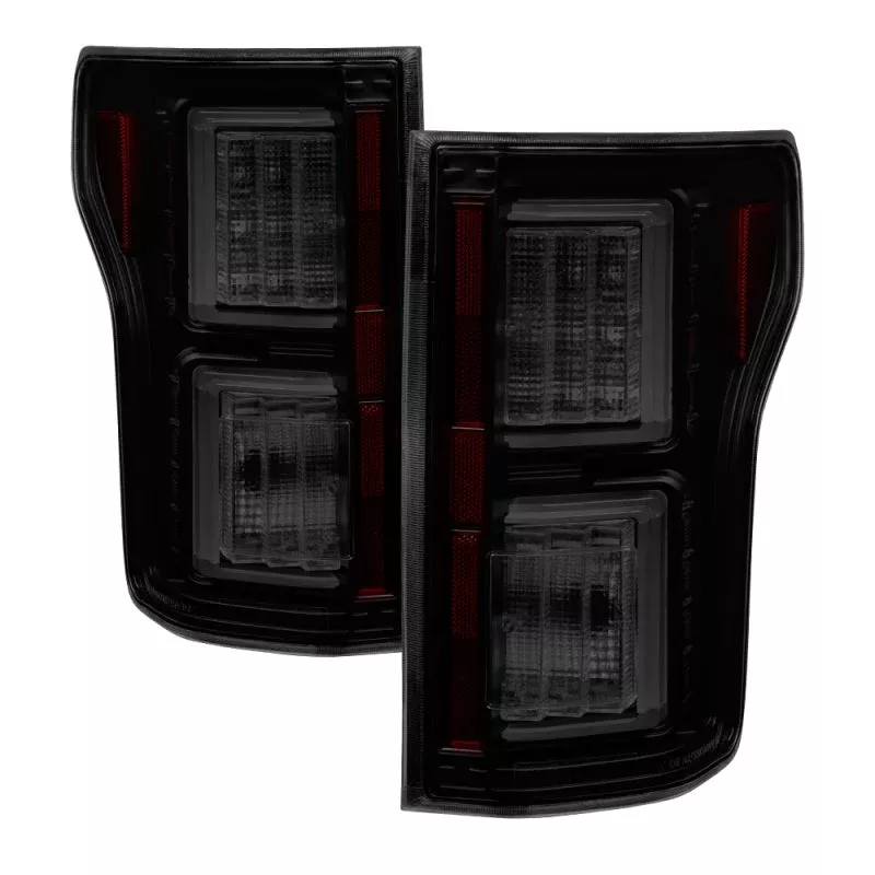 Spyder Ford F150 2015-2017 Light Bar LED Tail Lights - Black Smoke ALT-YD-FF15015-LBLED-BSM 5083685