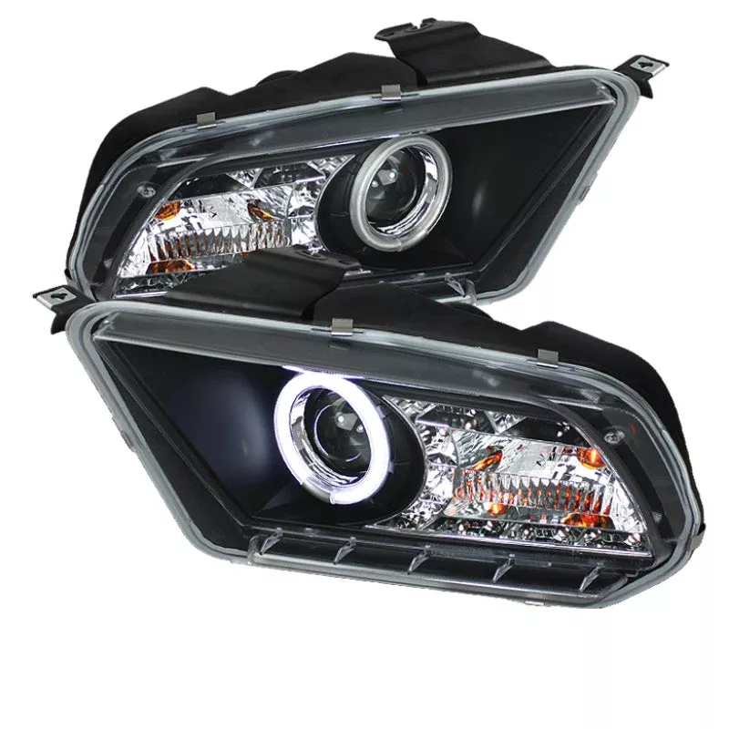 SPYDER Ford Mustang 10-13 Projector Halogen Model- CCFL Halo DRL Blk PRO-YD-FM2010-CCFL-DRL-BK 5039330