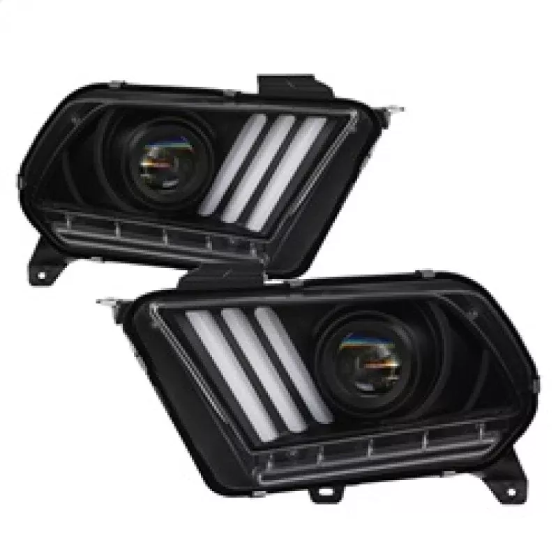 Spyder Ford Mustang 10-13 Projector Headlights – HID Model Only – Black PRO-YD-FM2010V2-HID-BK 5084569