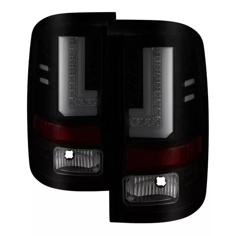 Spyder GMC Sierra 2016-2017 Light Bar LED Tail Lights – Black Smoke ALT-YD-GS16-LED-BSM 5083784