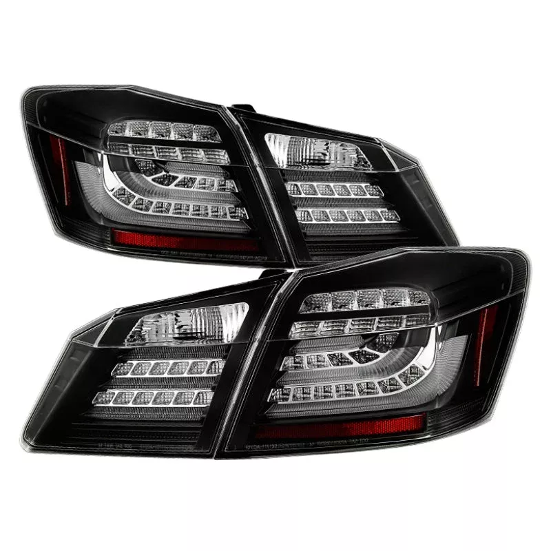 Spyder Honda Accord 2013-2015 4DR LED Tail Lights – Black ALT-YD-HA13LED-LED-BK 5082053