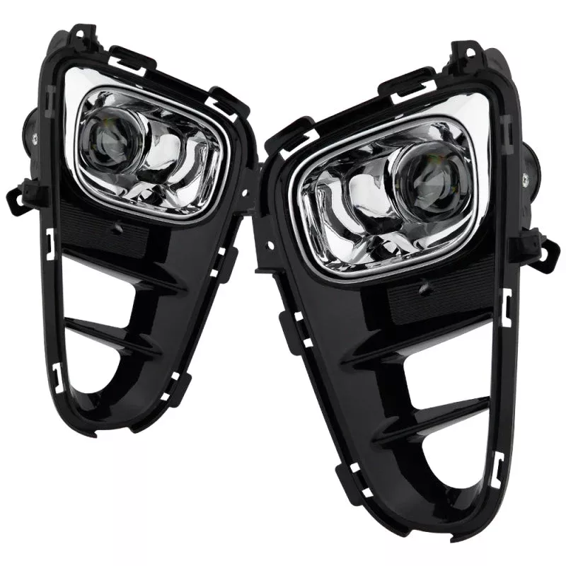 Spyder Kia Picanto 2018-2020 OEM Fog Lights W/Universal Switch – 9006(Included) – Clear 5087058