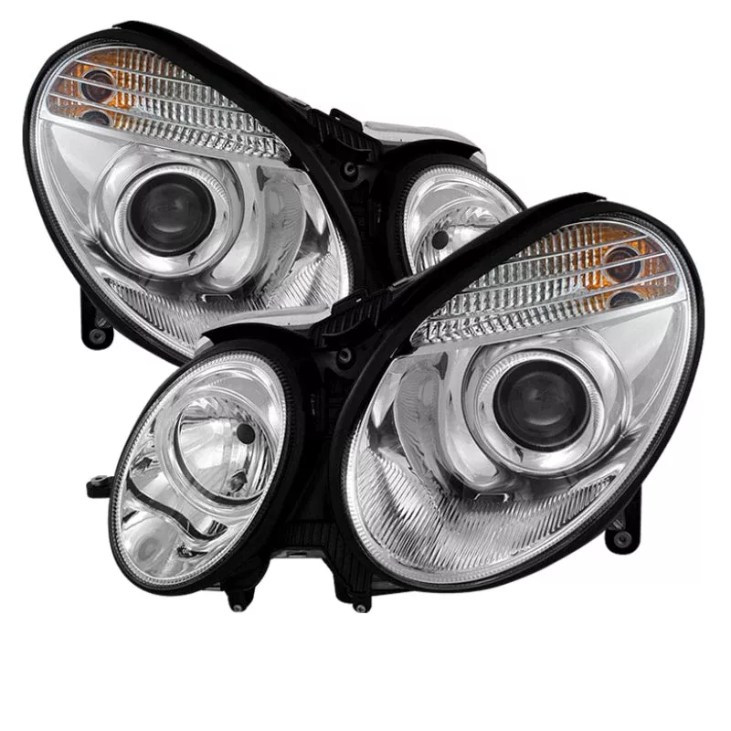 Spyder Mercedes Benz E-Class 03-06 Projector Headlights Xenon/HID Model- Chrm PRO-YD-MBW21103-HID-C 5042187